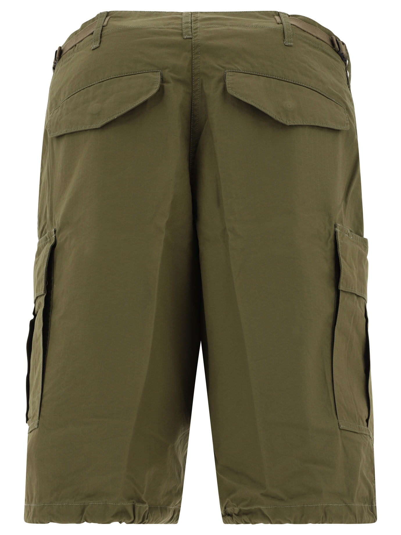 BEAMS PLUS Green 6 pocket shorts